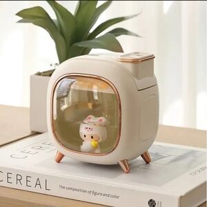 Beige Like New Humidifier Night Light with Cute Figurine